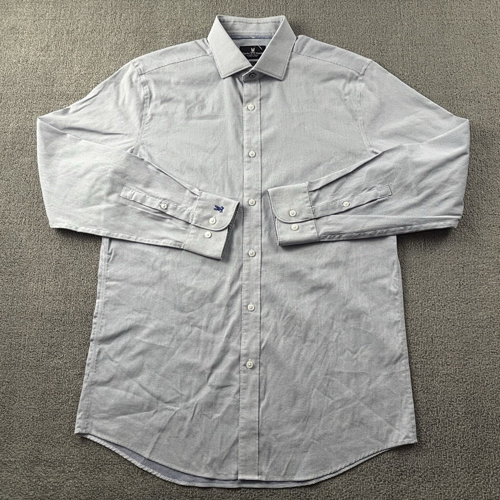 Psycho Bunny Shirt Adult Size 15.5 - 32 Button Up Long Sleeve Luxury Casual Mens